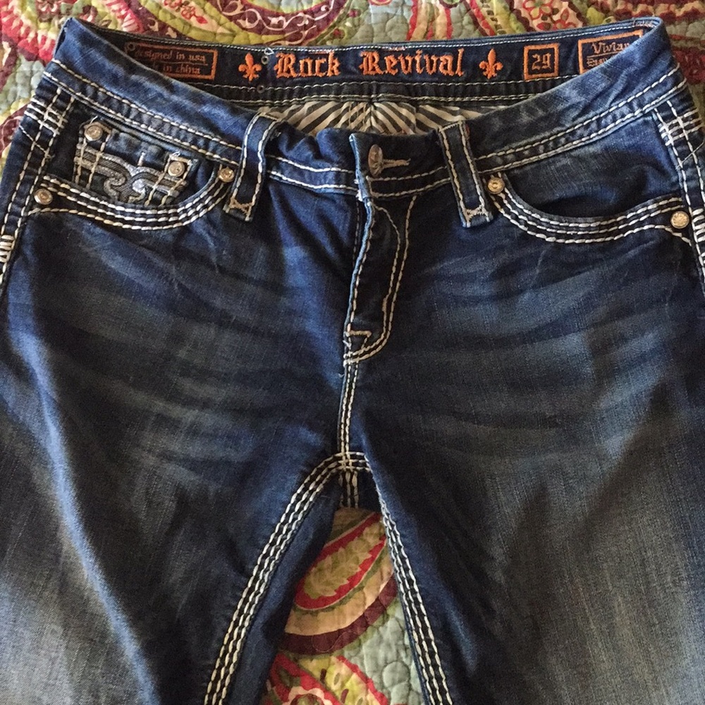 Rock revival capris